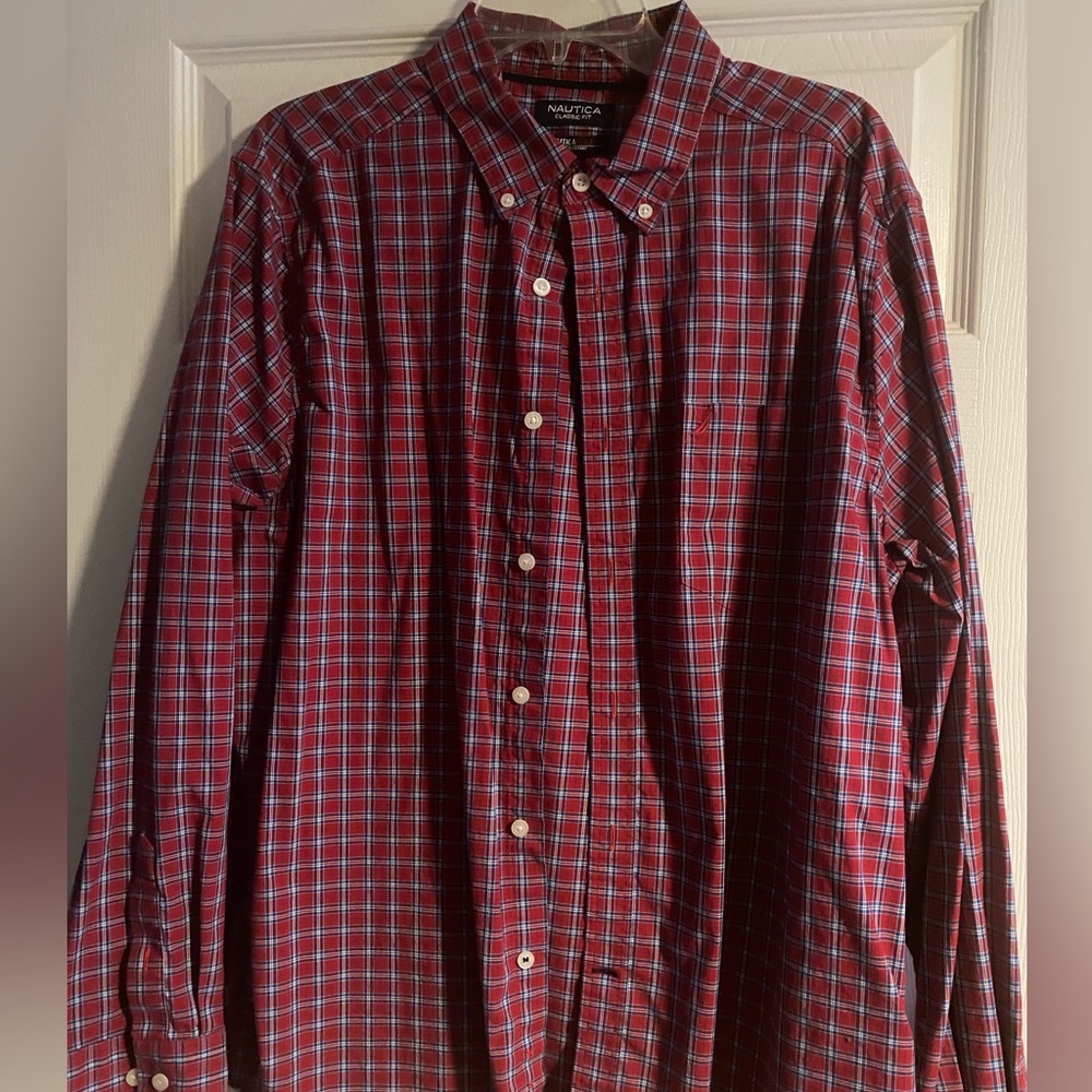 Mens XL Nautica Cotton Shirt